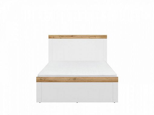 HOLTEN postel 120 cm, bílá/dub woltan