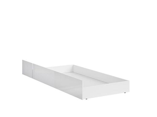 HOLTEN šuplík 120 a 140 cm, bílá/bílý lesk