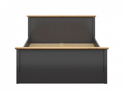 HESEN postel LOZ1S/140, grafit/dub artisan