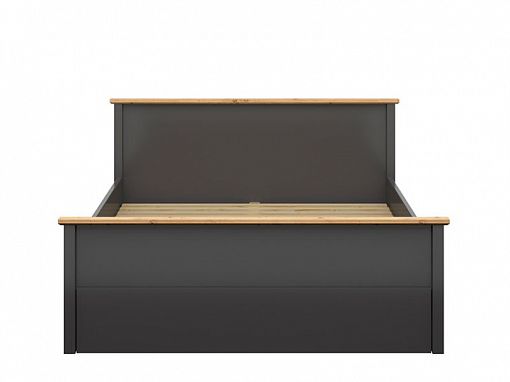HESEN postel 160 cm, grafit/dub artisan