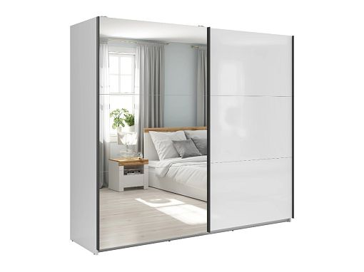 TETRIX šatní skříň SZF/220/M, bílý lesk