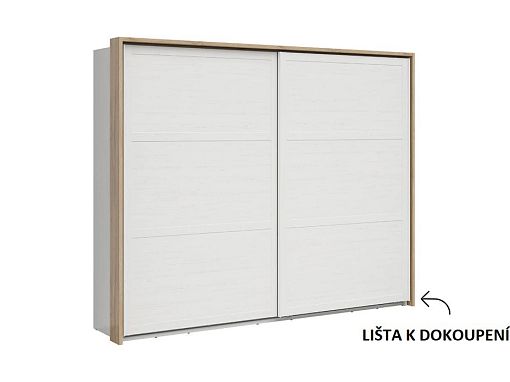 LOKSA šatní skříň SZF/270/218, borovice bílá andersen
