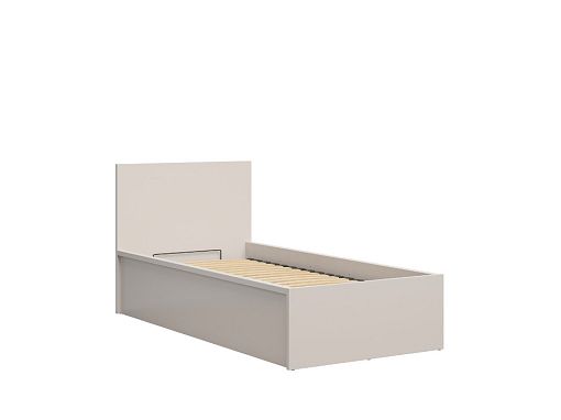 TETRIX postel 90 cm + rošt a úložný prostor, kašmír
