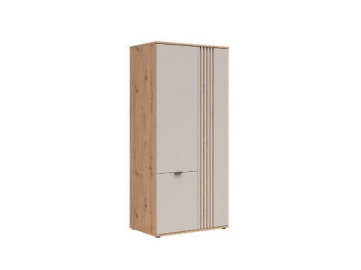 BREVAS šatní skříň SZF3D, dub artisan/kašmír