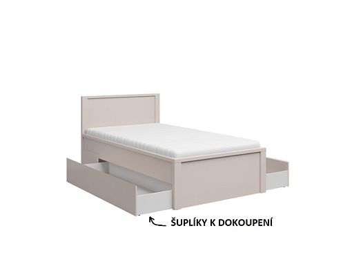 KASPIAN postel 120 cm, kašmír