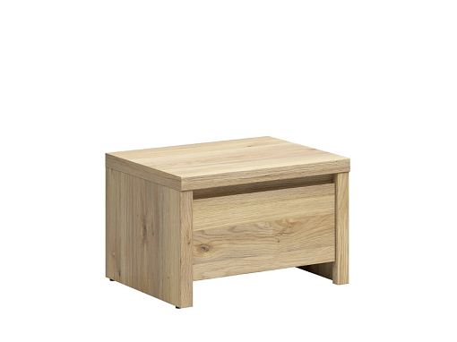 Noční stolek Kaspian KOM1S, dub mauvella