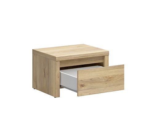Noční stolek Kaspian KOM1S, dub mauvella