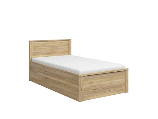 Postel Kaspian 120 cm, dub mauvella