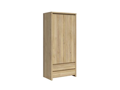 Šatní skříň Kaspian SZF2D2S, dub mauvella