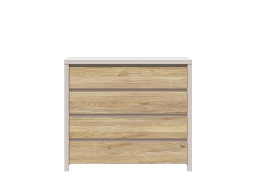 Komoda Kaspian KOM4S, kašmír/dub mauvella