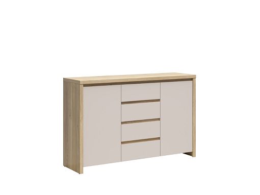 Komoda Kaspian KOM2D4S, dub mauvella/kašmír