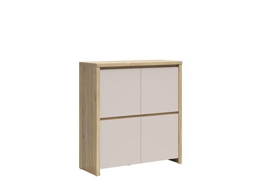 Skříňka Kaspian KOM4D, dub mauvella/kašmír