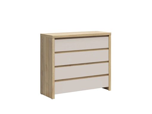 Komoda Kaspian KOM4S, dub mauvella/kašmír