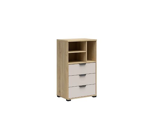 Regál Chuck REG3S, dub mauvella/kašmír
