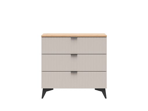 Komoda Velton KOM3S, kašmír/dub artisan/béžová písková