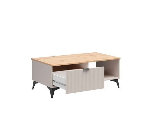 Konferenční stolek Velton LAW1S, kašmír/dub artisan/béžová písková
