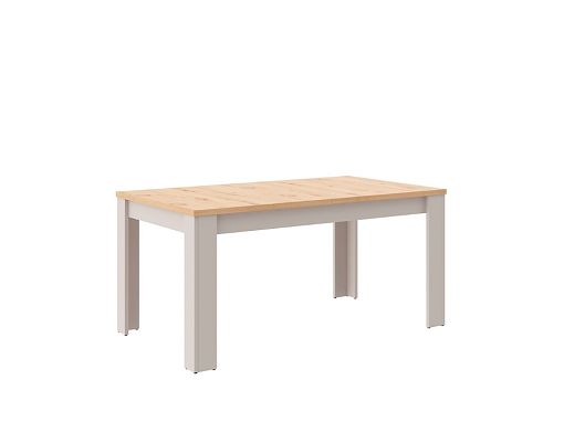 Rozkládací jídelní stůl Velton STO/160, kašmír/dub artisan