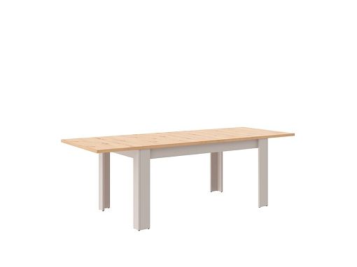 Rozkládací jídelní stůl Velton STO/160, kašmír/dub artisan
