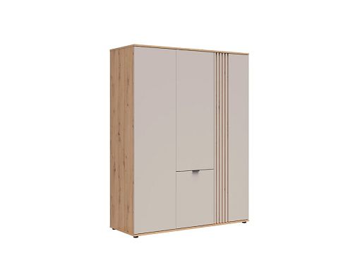 Šatní skříň Brevas SZF4D, dub artisan/kašmír