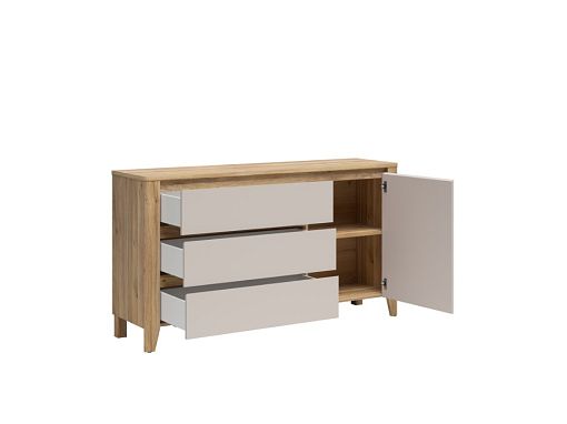 Komoda Sawira II KOM1D3S, dub mauvella/kašmír