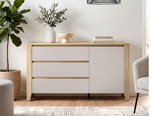 Komoda Sawira II KOM1D3S, dub mauvella/kašmír