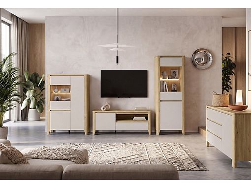 Komoda Sawira II KOM1D3S, dub mauvella/kašmír