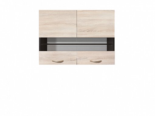 Junona Line  horní skříňka 80 cm, Wenge/Dub Sonoma