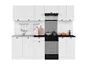 Kuchyň JUNONA MODUL RAMKA 230 cm, bílá