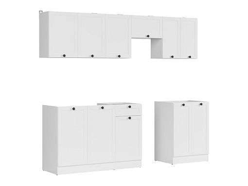 Kuchyň JUNONA MODUL RAMKA 230 cm, bílá