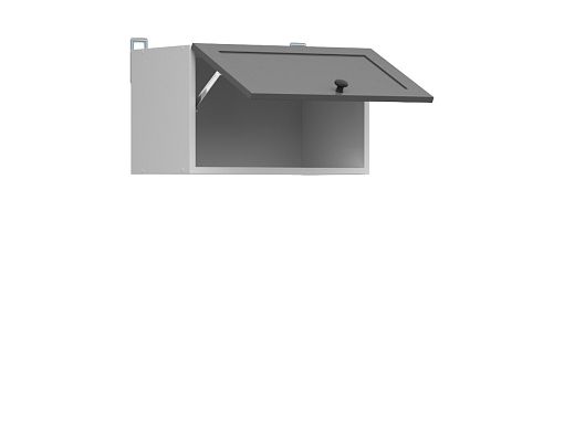 Junona Ramka digestořová skříňka 50 cm, bílá/grafit
