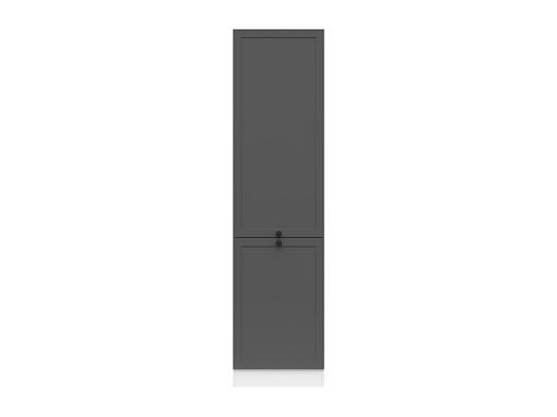 JUNONA RAMKA potravinová skříň 50 cm, levá, bílá/grafit