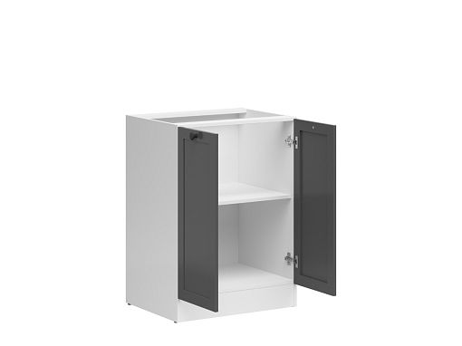 JUNONA RAMKA skříňka 60 cm, bílá/grafit