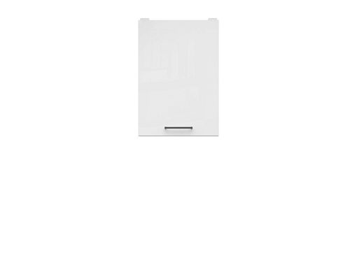 Junona Tafla skříňka 40 cm LP, bílá/světle šedý lesk