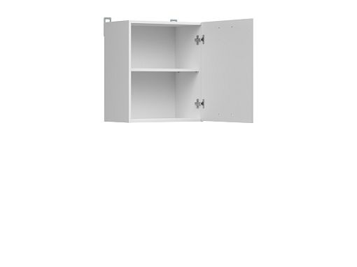Junona Tafla skříňka 50 cm LP, bílá/světle šedý lesk