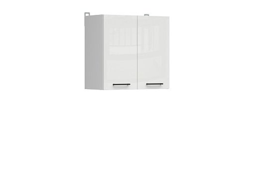 Junona  Tafla horní skříňka 60 cm, bílá/bílá křída lesk