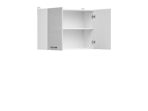 Junona Line Tafla skříňka G2D/80/57, bílá/světle šedý lesk
