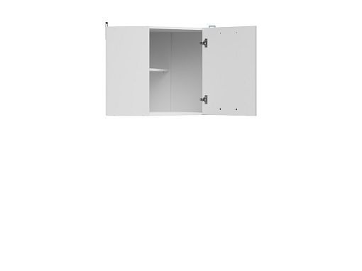 Junona Tafla rohová skříňka 60 cm LP, bílá/světle šedý lesk