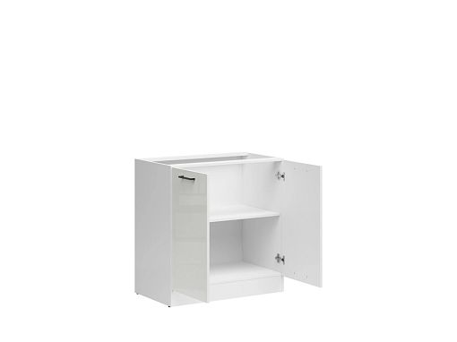 JUNONA TAFLA skříňka 60 cm, bílá/bílá křída lesk