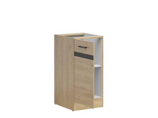 JUNONA skříňka 40 cm, levá, dub bernstein
