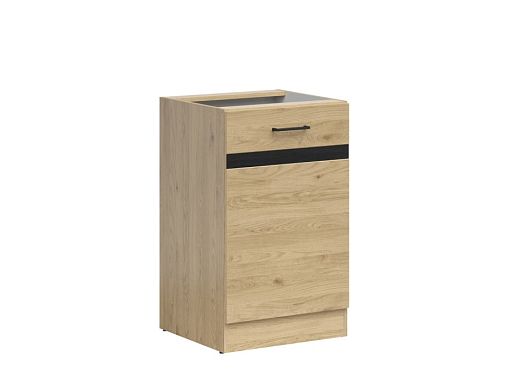 JUNONA skříňka 50 cm, levá, dub bernstein