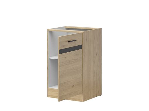 JUNONA skříňka 50 cm, pravá, dub bernstein