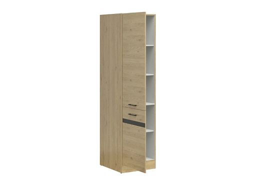 JUNONA potravinová skříňka 50 cm, levá, dub bernstein