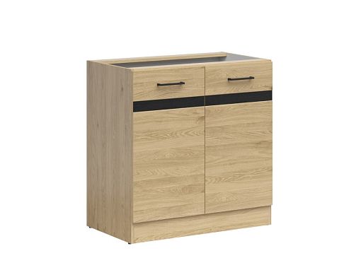 JUNONA skříňka 80 cm, dub bernstein