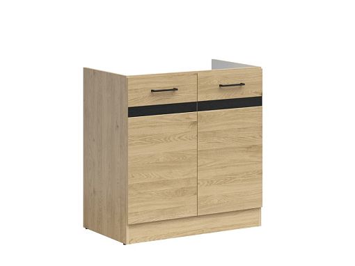 JUNONA skříňka dřezová 80 cm, dub bernstein