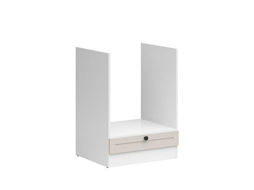JUNONA RAMKA skříňka pro vestavnou troubu 60 cm, bílá/kašmír