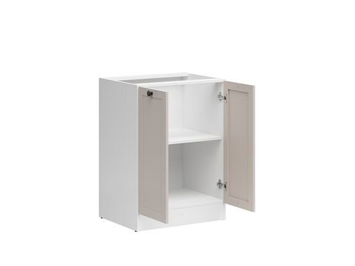 JUNONA RAMKA skříňka 60 cm, bílá/kašmír