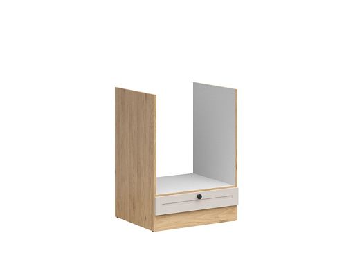 JUNONA RAMKA skříňka pro vestavnou troubu 60 cm, dub bernstein/kašmír