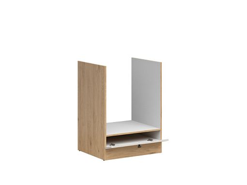 JUNONA RAMKA skříňka pro vestavnou troubu 60 cm, dub bernstein/kašmír