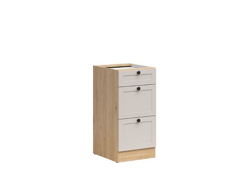 JUNONA RAMKA skříňka 40 cm, dub bernstein/kašmír