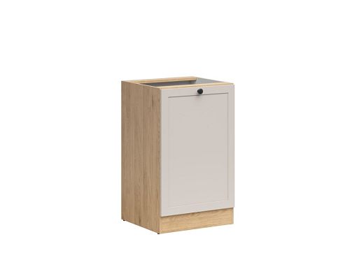 JUNONA RAMKA skříňka 50 cm, levá, dub bernstein/kašmír